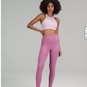 Pink lululemon align 28inch pant